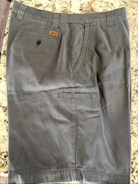 Dockers Size 36 Men's Dark Gray 100% Cotton Shorts